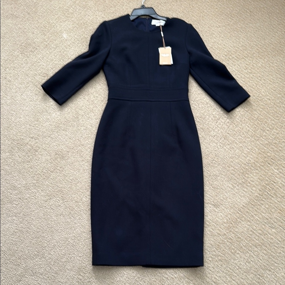 Elegant Navy Blue Dress